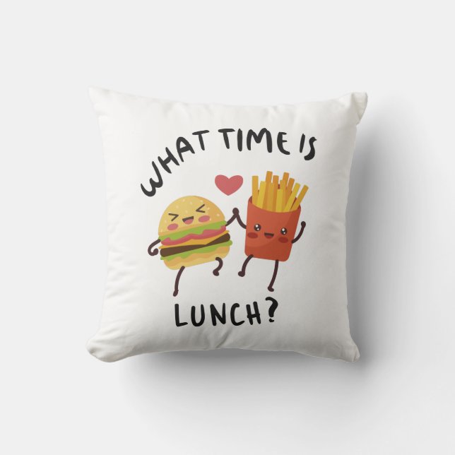 What time is lunch cushion (Front)