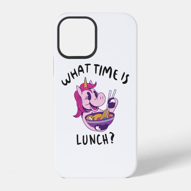What time is lunch iPhone case (Back)