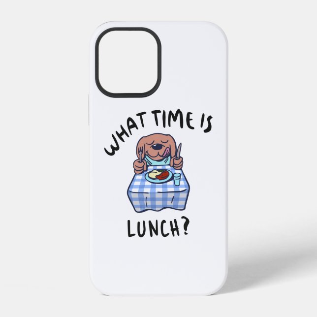 What time is lunch iPhone case (Back)