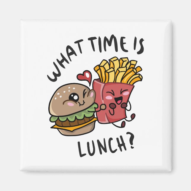 What time is lunch magnet (Front)