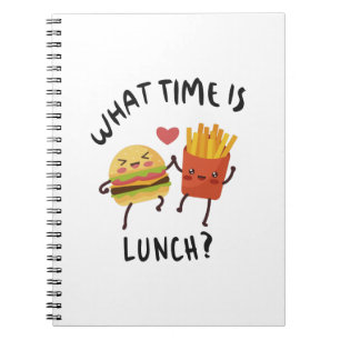 What time is lunch notebook