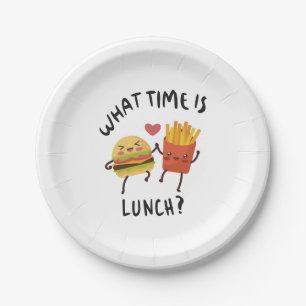 What time is lunch paper plate