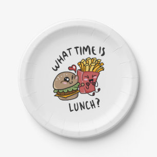 What time is lunch paper plate