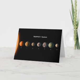 What Trappist-1's Seven Planets Might Look Like. Card
