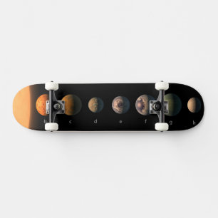 What Trappist-1's Seven Planets Might Look Like. Skateboard