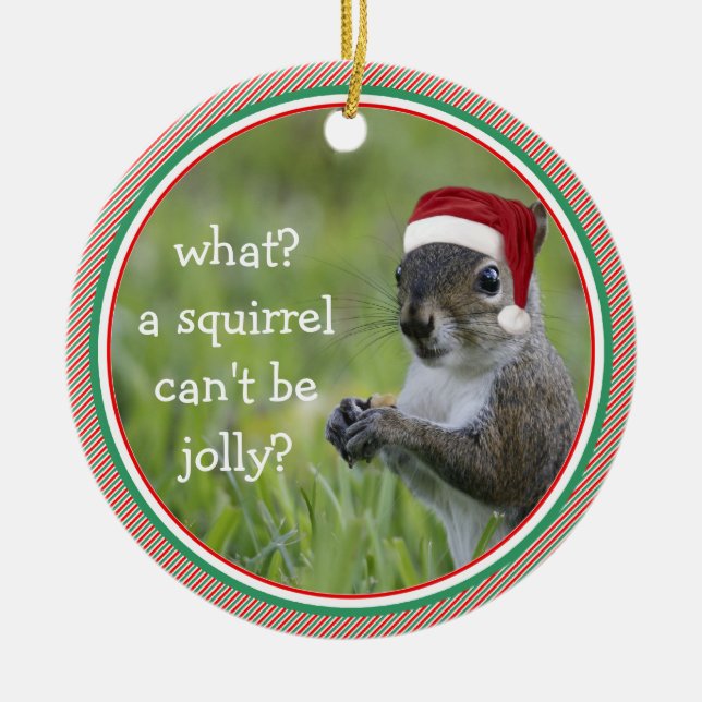 What?  TWO-SIDED Ceramic Tree Decoration (Front)