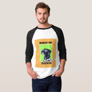 What Up Dawg – Cool Dog Swag Funny Retro Design T-Shirt