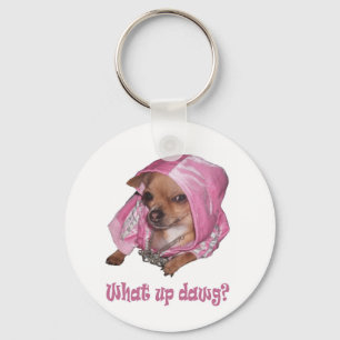 What up dawg key ring