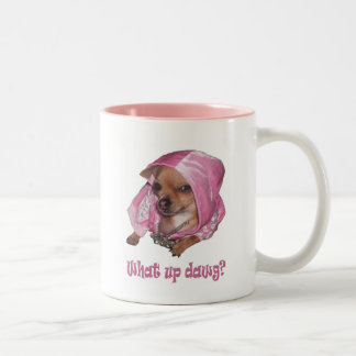 What up dawg Two-Tone coffee mug