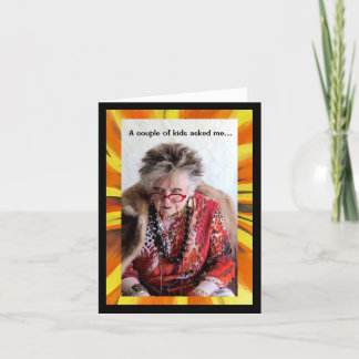 What was it like for me growing up? card