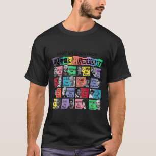 What We Learn From Black History Sticker  T-Shirt
