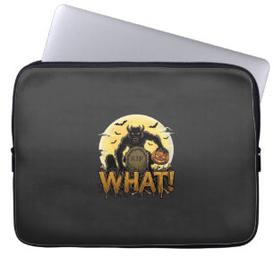 What Werewolf Pumpkin Tombstone Full Moon Laptop Sleeve