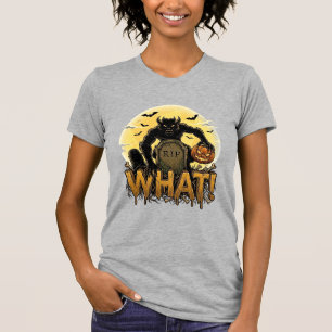 What Werewolf Pumpkin Tombstone Full Moon T-Shirt