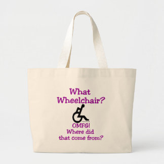 What Wheelchair Large Tote Bag