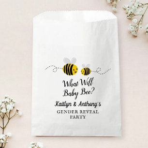 What Will Baby Bee Gender Reveal Party Favour Bag