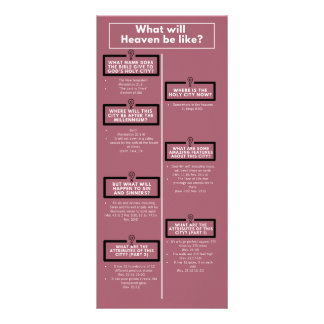 What will Heaven be like? Rack Card