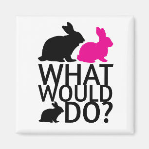 What would bunny do? magnet