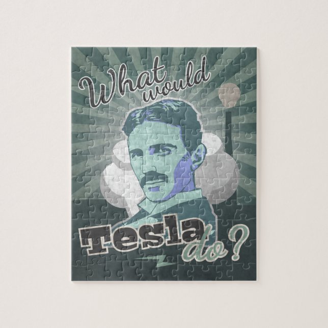 What would Do Tesla? Jigsaw Puzzle (Vertical)