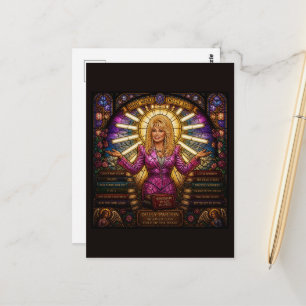 What Would Dolly Do Postcard