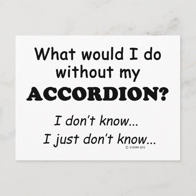What Would I Do, Accordion Postcard (Front)