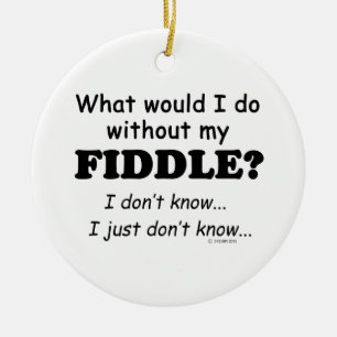 What Would I Do, Fiddle Ceramic Tree Decoration