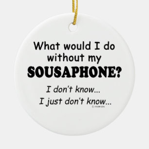 What Would I Do, Sousaphone Ceramic Ornament