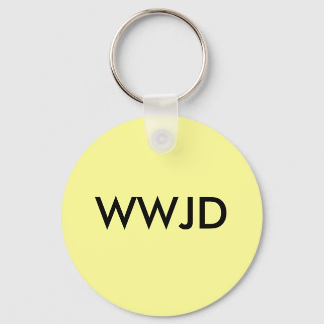 What Would Jesus Do Key Ring (Front)