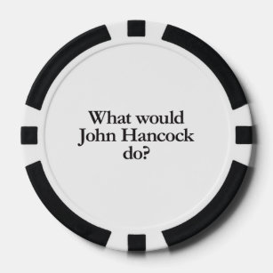what would john hancock do poker chips