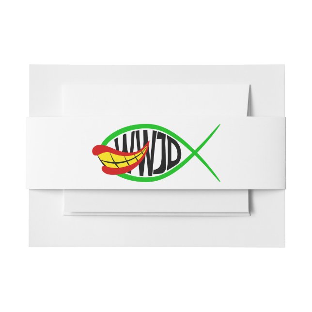 What Would Joker Do? Invitation Belly Band (Front Example)