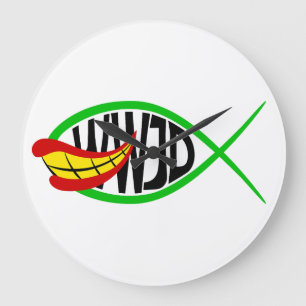 What Would Joker Do? Large Clock