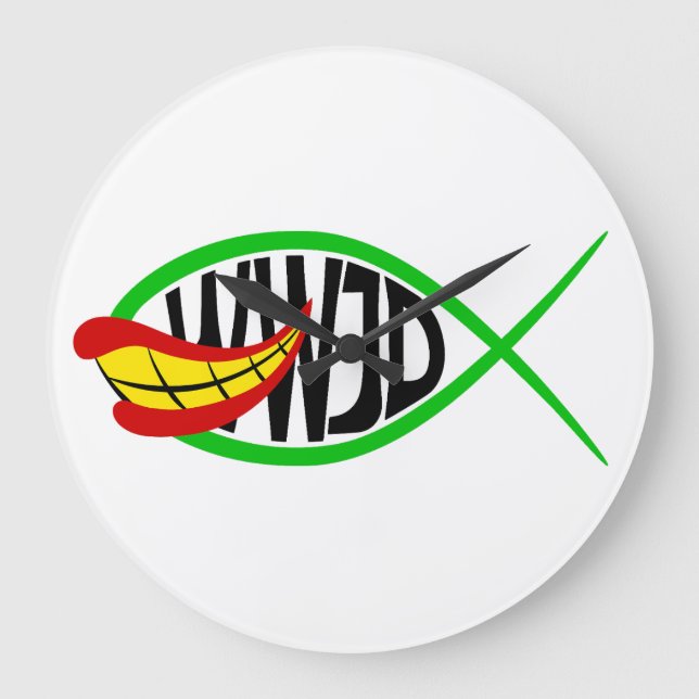 What Would Joker Do? Large Clock (Front)