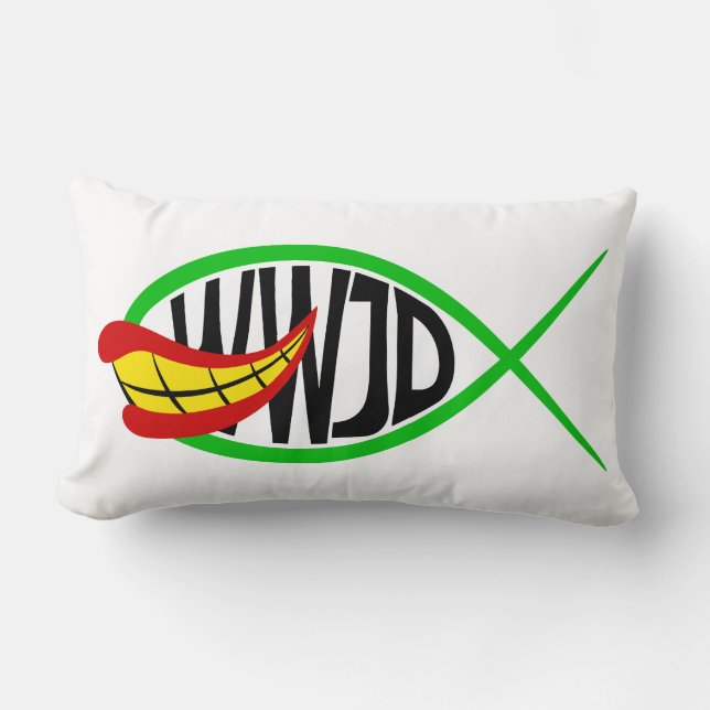 What Would Joker Do? Lumbar Cushion (Front)