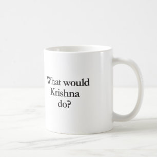 what would krishna do coffee mug