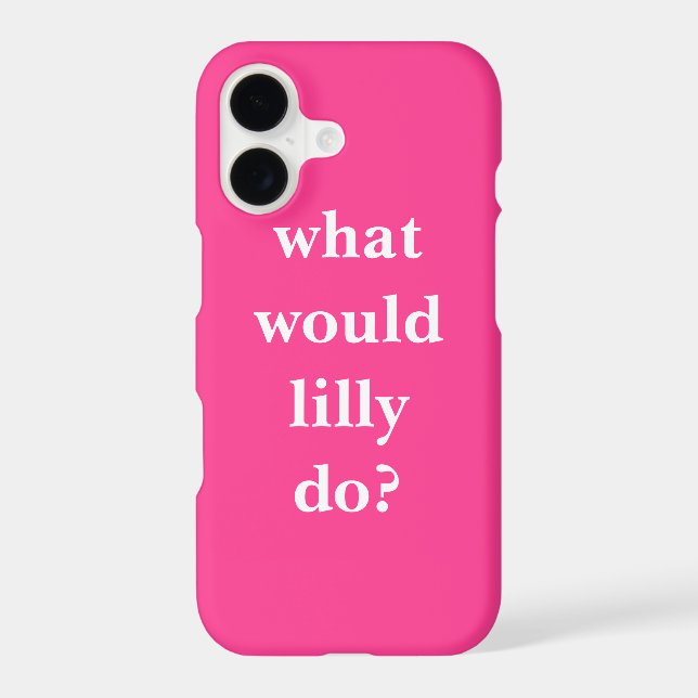 What Would Lilly Do? (Back)