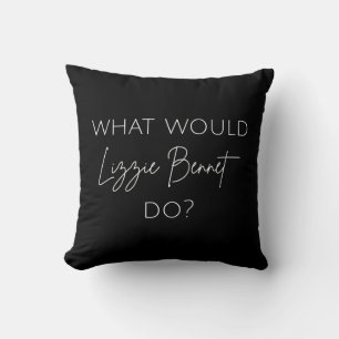 What Would Lizzie Bennet Do? Cushion