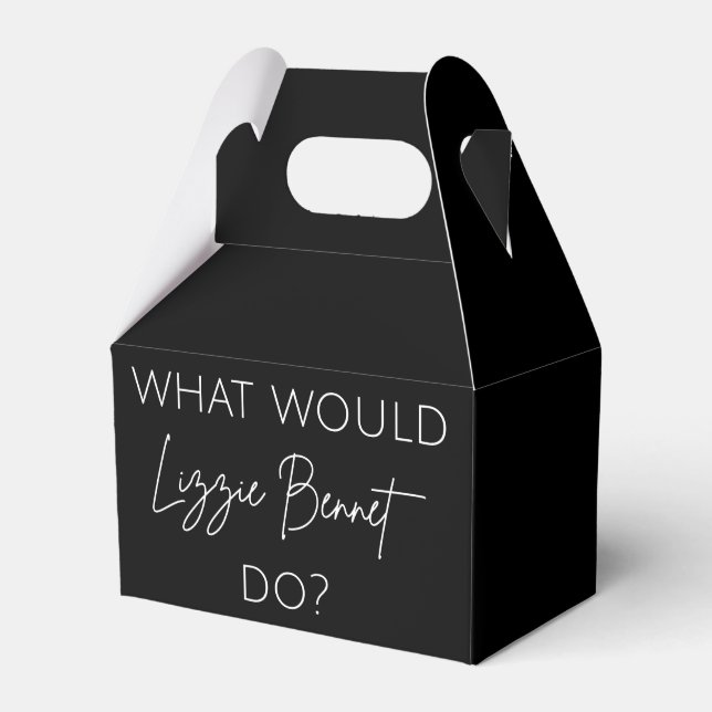 What Would Lizzie Bennet Do? Favour Box (Front Side)