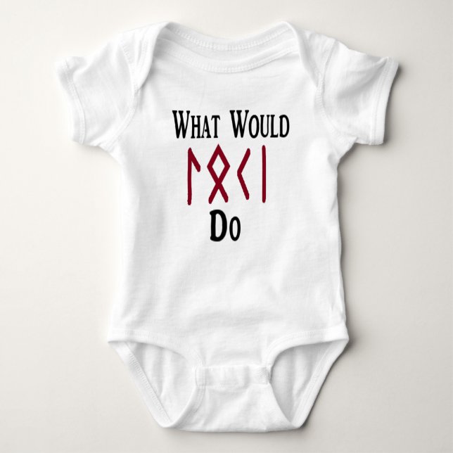 What Would LOKI Do Baby Bodysuit (Front)