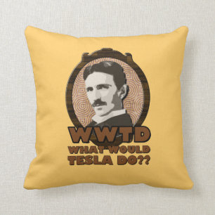 What Would Tesla Do Pillow
