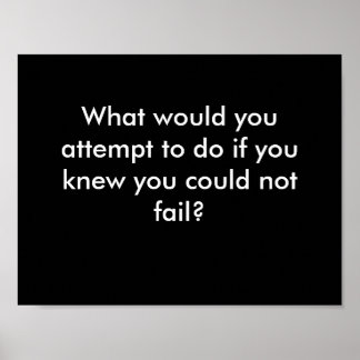 What would you do poster