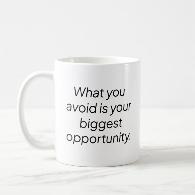 What You Avoid Mug (Left)