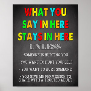 What You Say in Here Stays in Here Poster