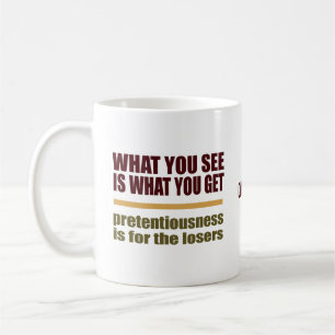 What You See Is What You Get custom name mugs