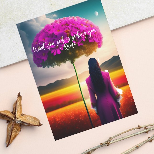 What You Seek Dreamscape Rumi Greeting Card (Creator Uploaded)