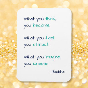 What You Think You Become Wise Life Wisdom Quote Magnet