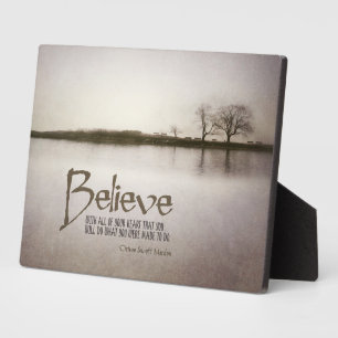 What You Were Made Plaque