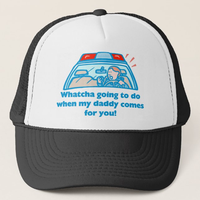 Whatcha going to do... trucker hat (Front)