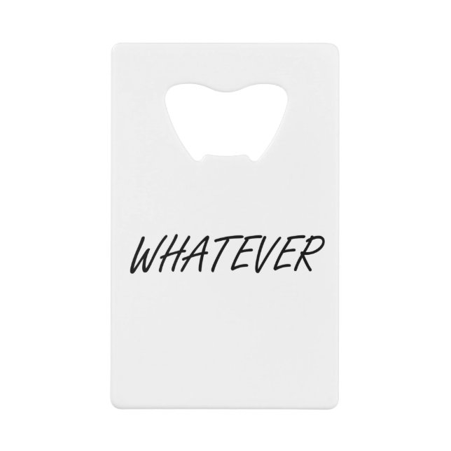 Whatever (Front)