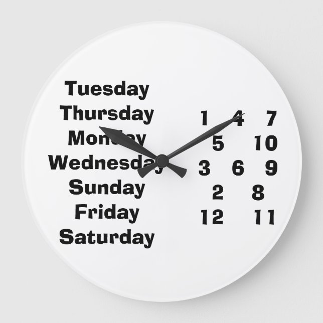 WHATEVER AND WHENEVER CLOCK FOR RETIREE/OTHERS (Front)