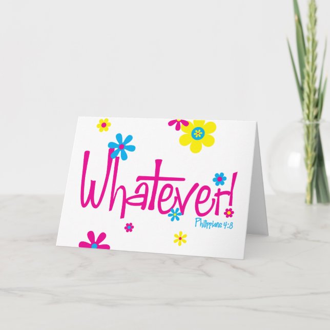 Whatever! Card (Front)