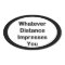 Whatever Distance Running Sticker